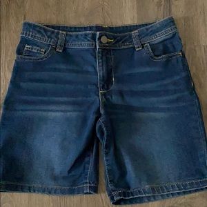 Girls blue wonder nation shorts